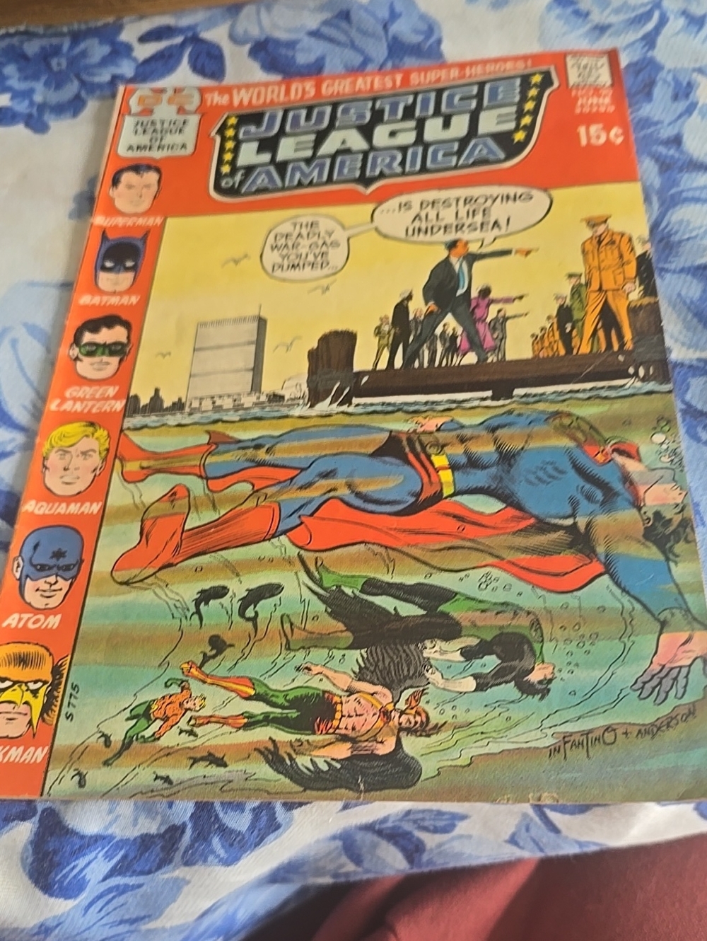 Justice League of America 131 DC 1976 Queen Bee Superman Hawkman Flash